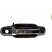 Help! By Dorman Exterior Door Handle - Plastic Silver/ Black Single - 80778