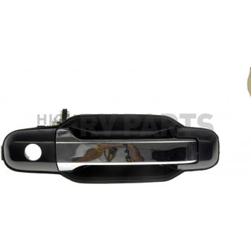 Help! By Dorman Exterior Door Handle - Plastic Silver/ Black Single - 80778