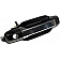 Help! By Dorman Exterior Door Handle - Plastic Silver/ Black Single - 80778