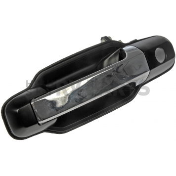 Help! By Dorman Exterior Door Handle - Plastic Silver/ Black Single - 80779-2