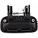 Help! By Dorman Exterior Door Handle - Plastic Black Single - 91326