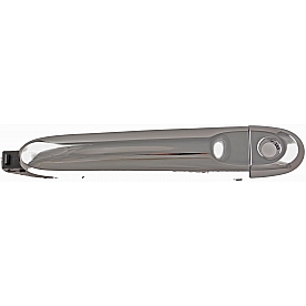 Help! By Dorman Exterior Door Handle - Plastic Silver Single - 81153