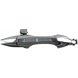 Help! By Dorman Exterior Door Handle - Plastic Silver Single - 81930