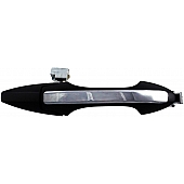 Help! By Dorman Exterior Door Handle - Plastic Silver Lever And Black Housing Single - 81932