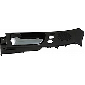 Help! By Dorman Interior Door Handle - Plastic Black Housing With Silver Lever Single - 79828