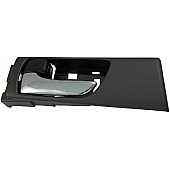 Help! By Dorman Interior Door Handle - Plastic Black Housing With Silver Lever Single - 79830