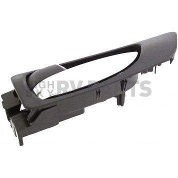 Help! By Dorman Interior Door Handle - Plastic Black Housing With Silver Lever Single - 79837-2