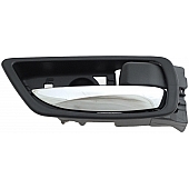 Help! By Dorman Interior Door Handle - Plastic Black Housing With Silver Lever Single - 79838