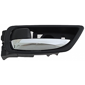 Help! By Dorman Interior Door Handle - Plastic Black Housing With Silver Lever Single - 79839