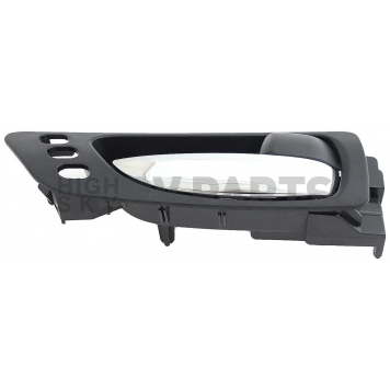 Help! By Dorman Interior Door Handle - Plastic Black Housing With Silver Lever Single - 79855