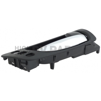 Help! By Dorman Interior Door Handle - Plastic Black Housing With Silver Lever Single - 79855-2
