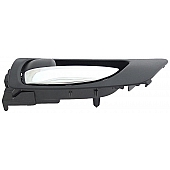 Help! By Dorman Interior Door Handle - Plastic Black Housing With Silver Lever Single - 79856