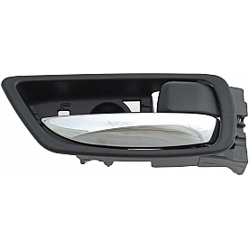 Help! By Dorman Interior Door Handle - Plastic Black Housing With Silver Lever Single - 79857