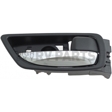 Help! By Dorman Interior Door Handle - Plastic Black Housing With Silver Lever Single - 79857