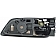 Help! By Dorman Interior Door Handle - Plastic Black Housing With Silver Lever Single - 79857