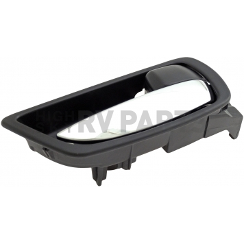 Help! By Dorman Interior Door Handle - Plastic Black Housing With Silver Lever Single - 79857-2