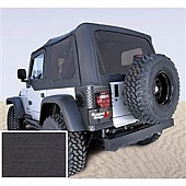 Rugged Ridge Soft Top - Black Denim Standard Top Vinyl - 1372415