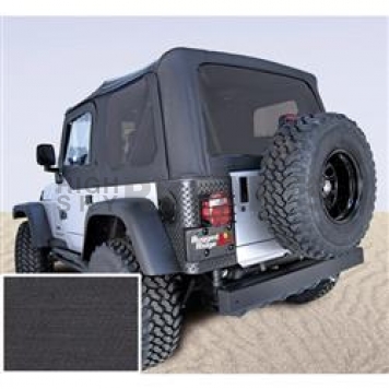Rugged Ridge Soft Top - Black Denim Standard Top Vinyl - 1372415