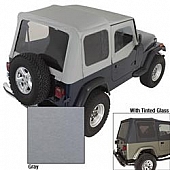 Rugged Ridge Soft Top - Charcoal Standard Top Polycotton - 1372209