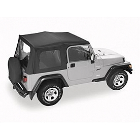 Pavements Ends Soft Top - Black Denim Standard Top Automotive Grade Fabric - 5138015