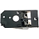 Help! By Dorman Interior Door Handle - Lever Plastic Gray Single - 83539