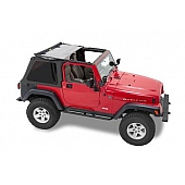 Pavements Ends Soft Top - Black Diamond Fastback Top Diamond Point Fabric - 5684035