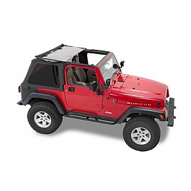 Pavements Ends Soft Top - Black Diamond Fastback Top Diamond Point Fabric - 5684035