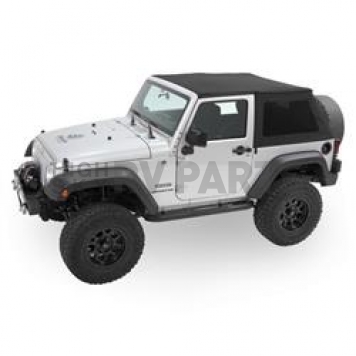 Pavements Ends Soft Top - Black Diamond Fastback Top Diamond Point Fabric - 5684235