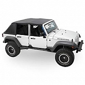 Pavements Ends Soft Top - Black Diamond Fastback Top Diamond Point Fabric - 5684535