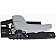 Help! By Dorman Interior Door Handle - Lever Plastic Silver Single - 83559