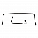 Omix-Ada Soft Top Bow Black OEM - 1351084