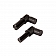 Rugged Ridge Soft Top Bow Knuckle Black Plastic Set Of 4 - 1351010