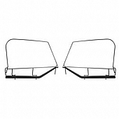 Rugged Ridge Soft Top Door Surround Black Driver Side Set Of 2 - 1370380
