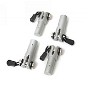 Rampage Soft Top Bow Knuckle Quick Disconnect Aluminum 4 Pieces - 596001