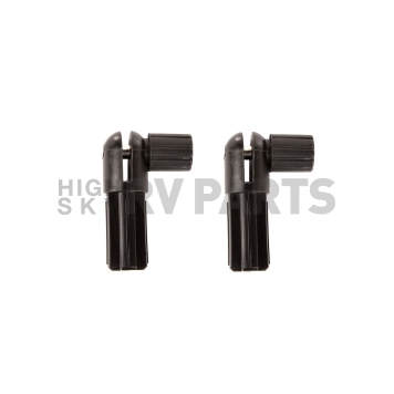 Rugged Ridge Soft Top Bow Knuckle Black Plastic Set Of 2 - 1351011