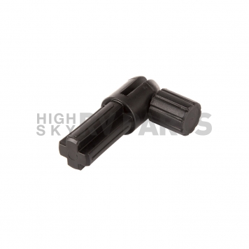 Rugged Ridge Soft Top Bow Knuckle Black Plastic Set Of 2 - 1351011-1