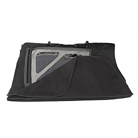 Rugged Ridge Soft Top Window Storage Bag Black Nylon - 1210705