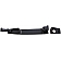 Help! By Dorman Exterior Door Handle - Plastic Black Single - 82666