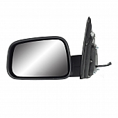 K-Source Exterior Mirror Manual OEM Black Single - 62180G