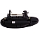 Help! By Dorman Exterior Door Handle - Plastic Black Single - 83817