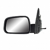 K-Source Exterior Mirror Manual OEM Black Single - 62182G