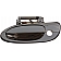Help! By Dorman Exterior Door Handle - Plastic Silver And Black Single - 83818