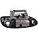 Help! By Dorman Exterior Door Handle - Plastic Silver And Black Single - 83818