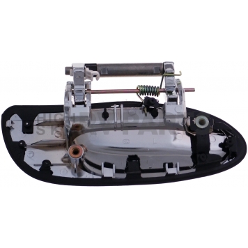 Help! By Dorman Exterior Door Handle - Plastic Silver And Black Single - 83819-1