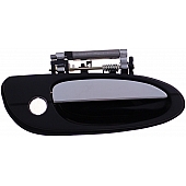 Help! By Dorman Exterior Door Handle - Plastic Silver Lever And Black Housing Single - 83834