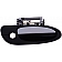 Help! By Dorman Exterior Door Handle - Plastic Silver Lever And Black Housing Single - 83834