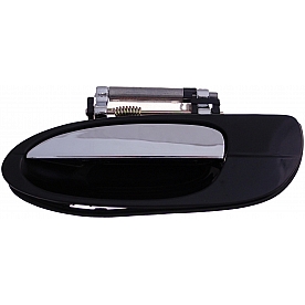 Help! By Dorman Exterior Door Handle - Plastic Silver Lever And Black Housing Single - 83835