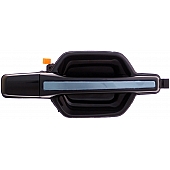Help! By Dorman Exterior Door Handle - Plastic Black With Silver Insert Single - 83734