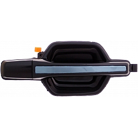 Help! By Dorman Exterior Door Handle - Plastic Black With Silver Insert Single - 83734