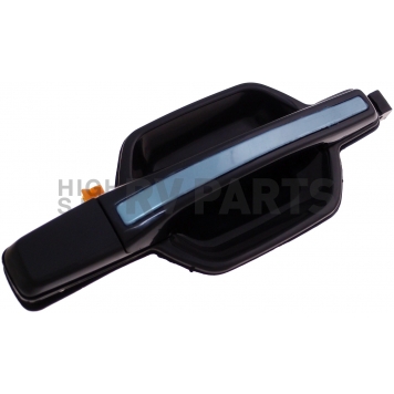 Help! By Dorman Exterior Door Handle - Plastic Black With Silver Insert Single - 83734-2